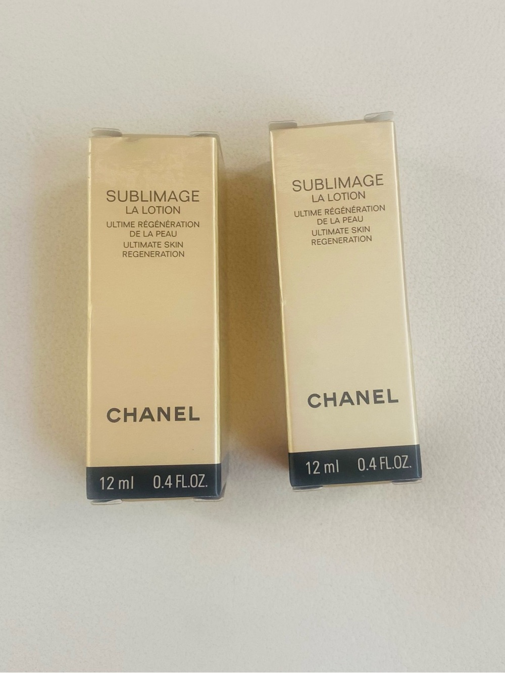 CHANEL Sublimage La Lotion Duo - Gold Packaging